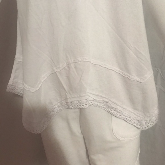 Color Me Cotton white top (made in USA ) - Picture 3 of 16